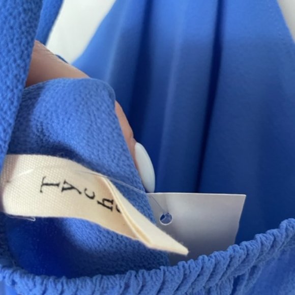 Thychee - Blue Halter Romper - Picture 5 of 6